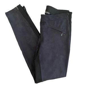 Zara Mixed Media Moto Pant